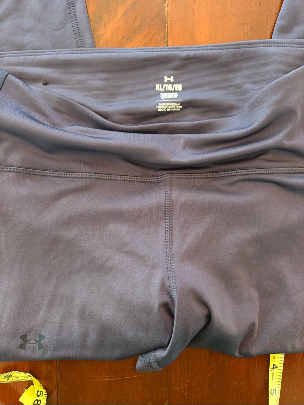 Under Armour Women's High-Waist Leggings - Navy size XL - Picture 3 of 7